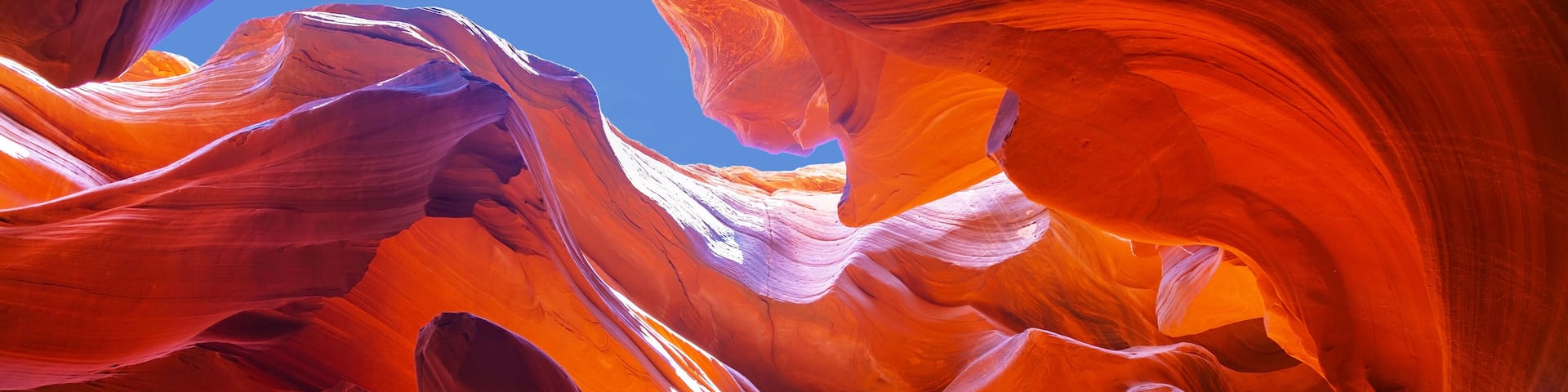 Lower Antelope Canyon view near Page, Arizona