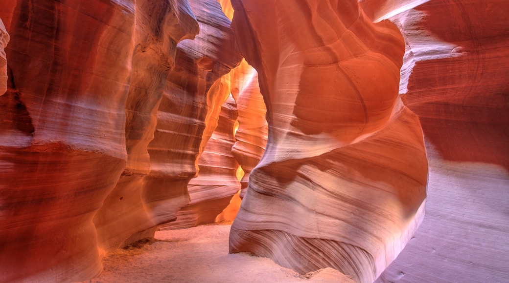 The color of the Upper Antelope Canyon, Arizona, United States