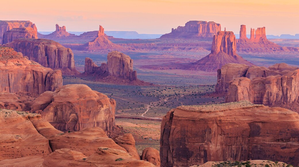 Sunrise in Hunts Mesa in Monument Valley, Arizona, USA