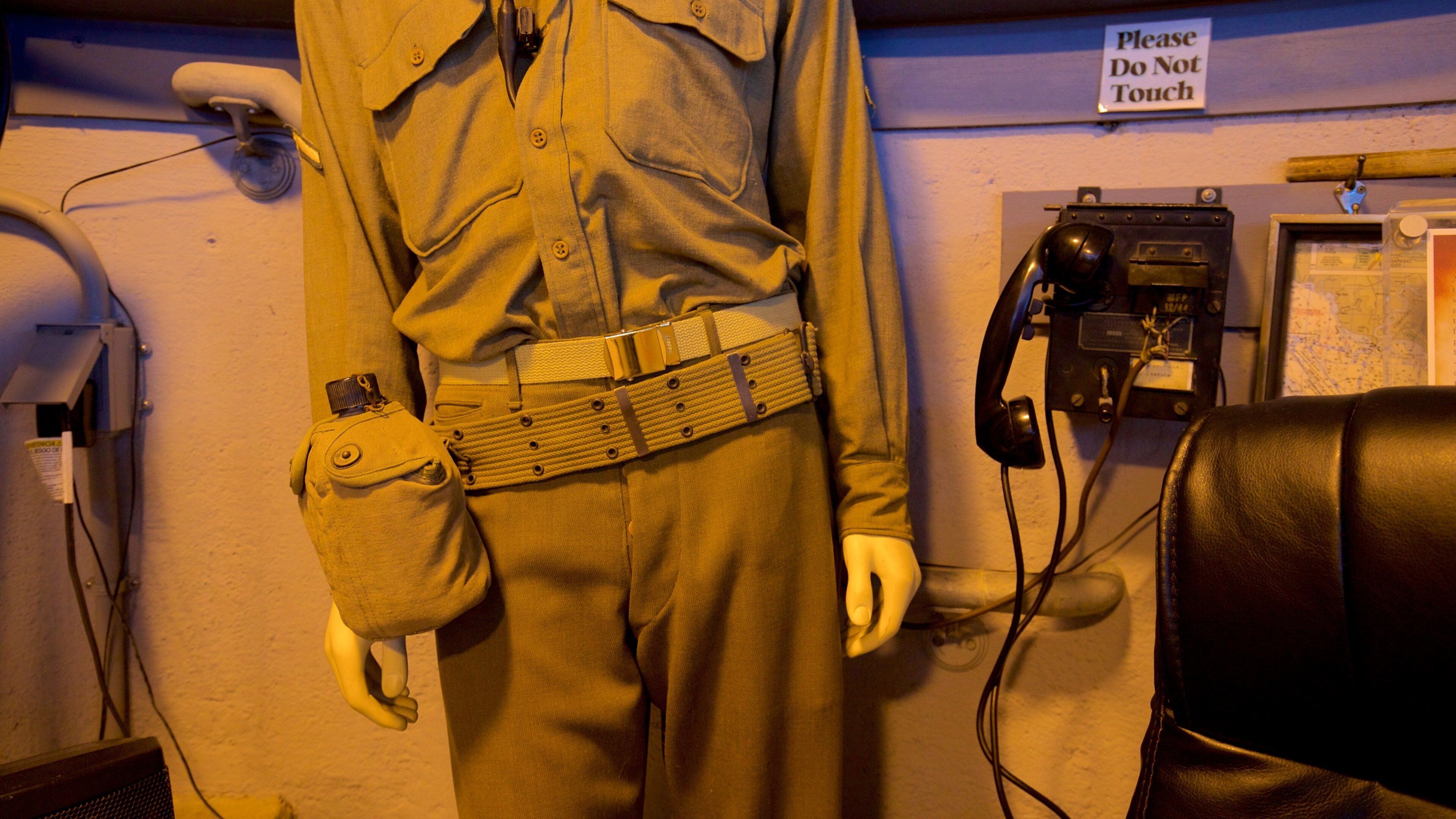 World War II Lookout Tower featuring heritage elements and interior views