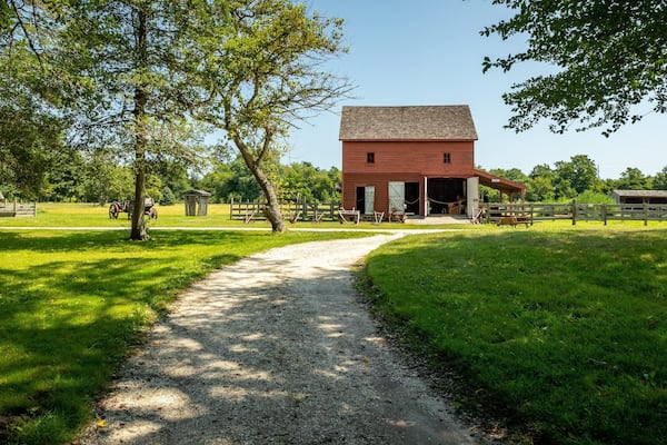Historic Cold Spring Village featuring a garden