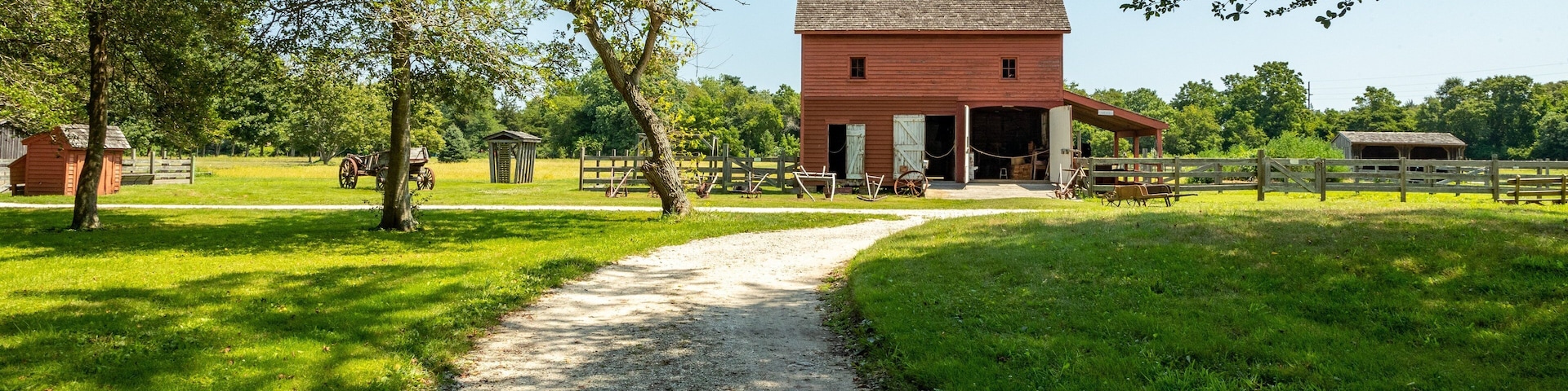 Historic Cold Spring Village featuring a garden