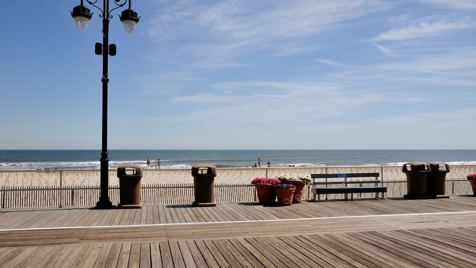 The boardwalk at Ocean City, New Jersey