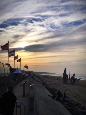 Peace concert at Omaha Beach