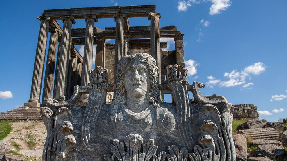 Zeus Temple, Aizonai, Kutahya, Turkey