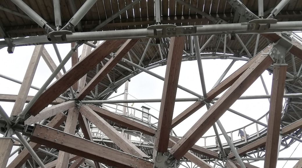 The construction of the path in the clouds, Czech Republic