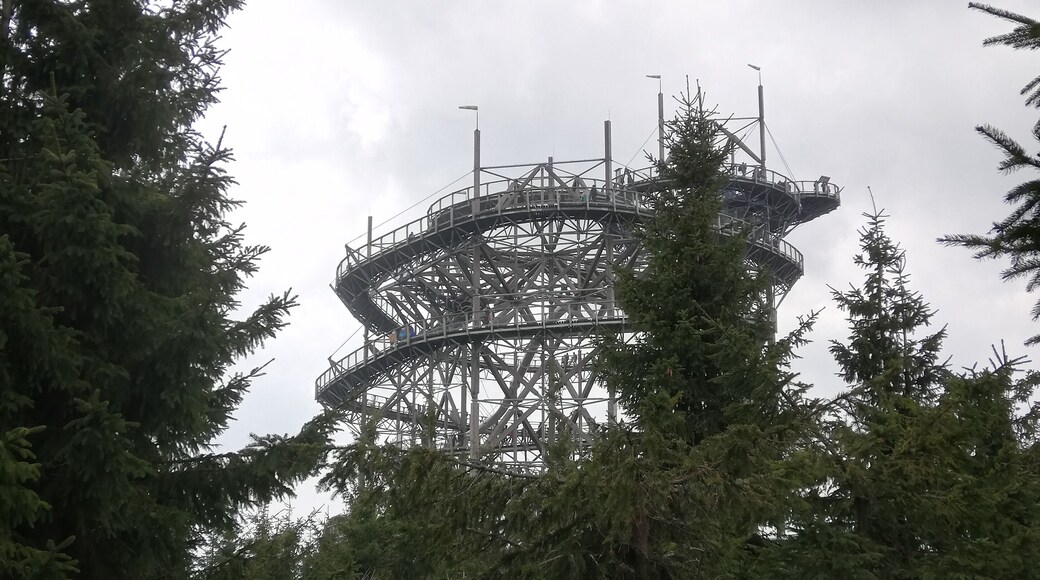 Another photo of the construction sky walk, Czech Republic