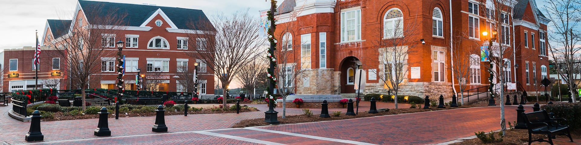 Town square in Dallas, Georgia