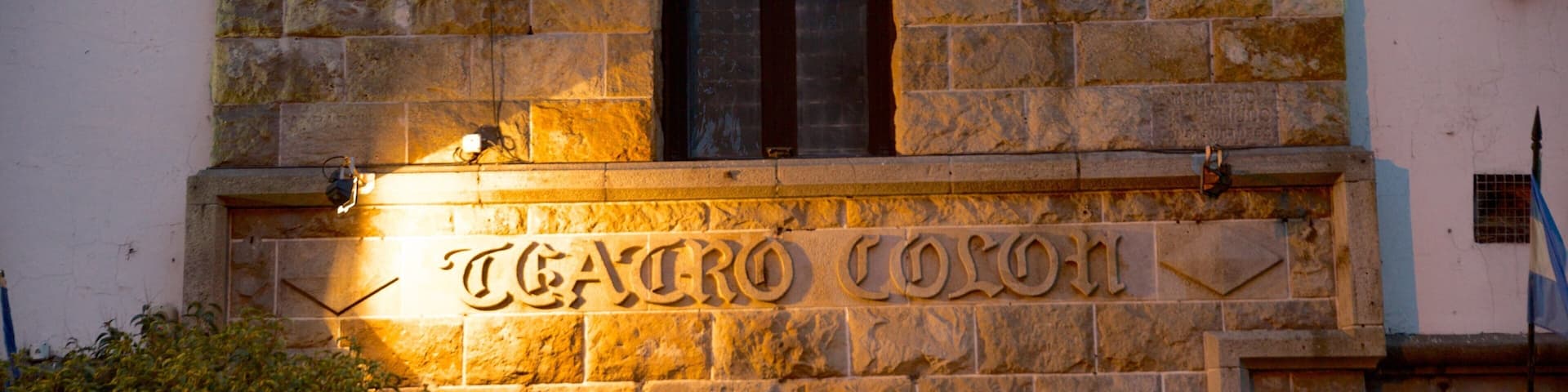 Colon Theater which includes signage and night scenes