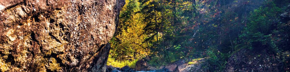 A couple minutes in and you can already find beautiful water rapid.