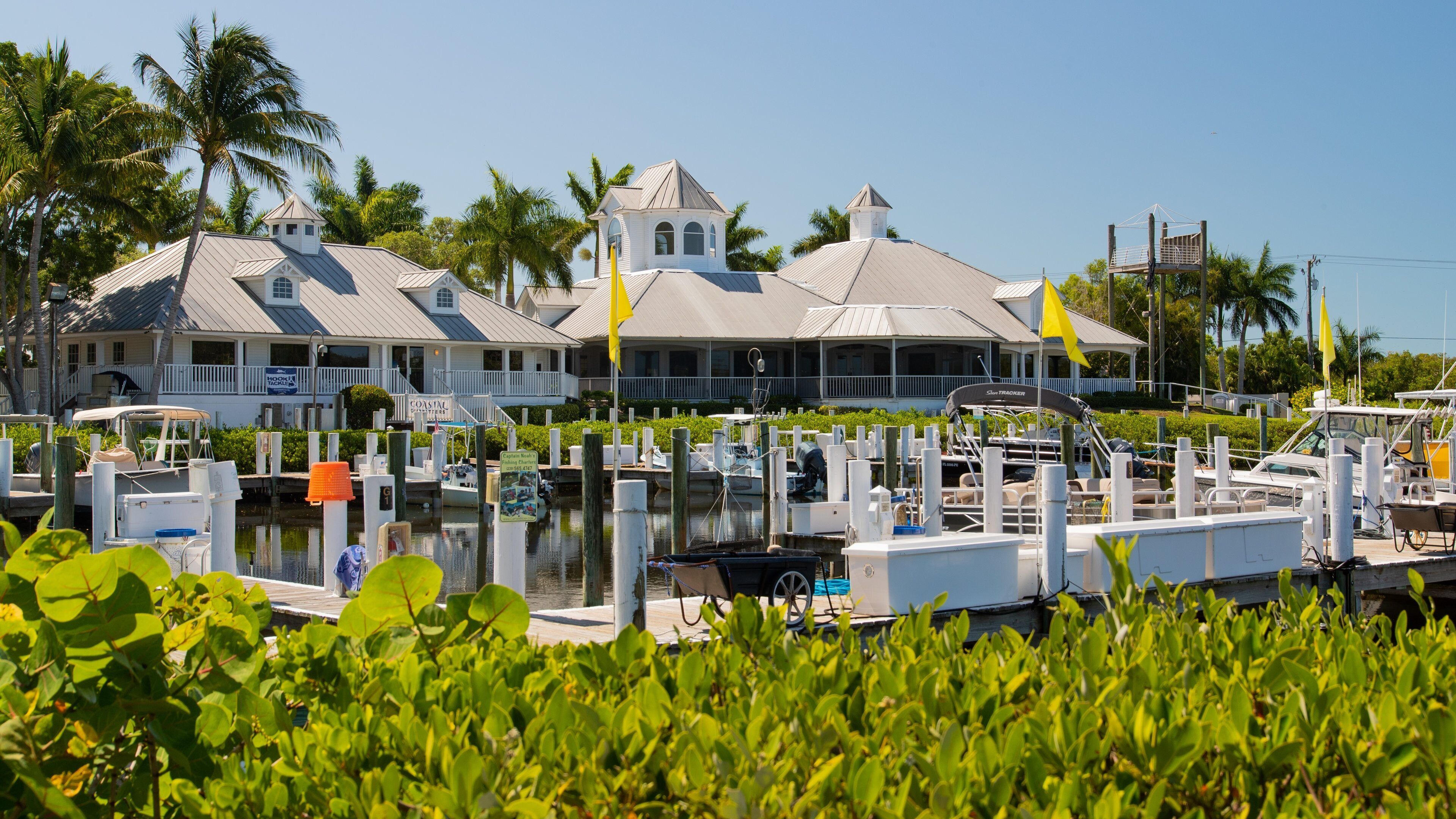 Port Sanibel Marina which includes a bay or harbor