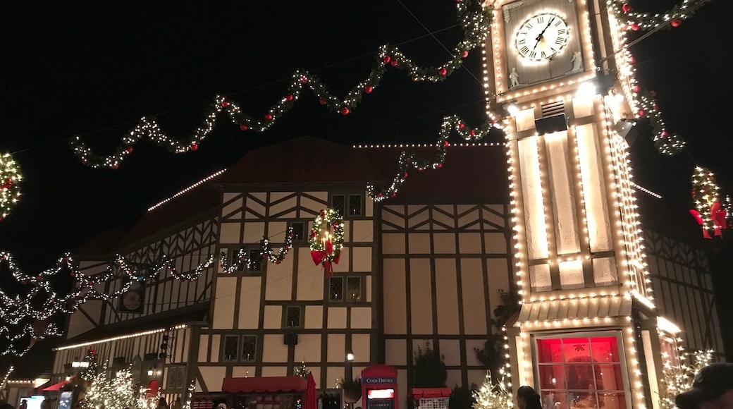 Christmas town at Busch Garden