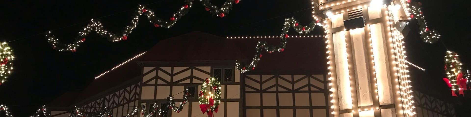 Christmas town at Busch Garden