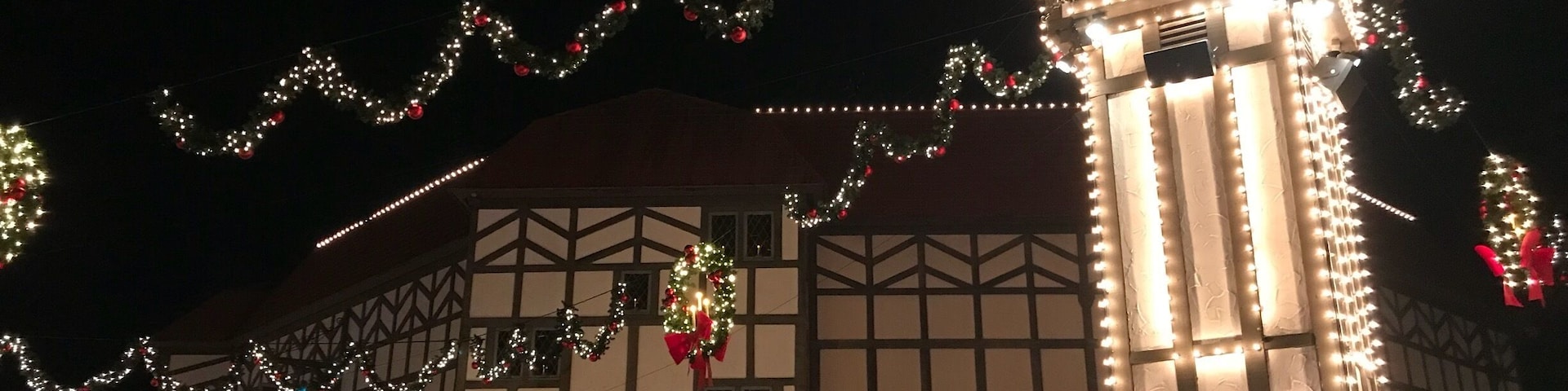 Christmas town at Busch Garden