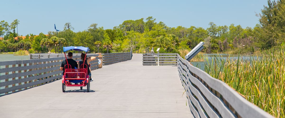 Lakes Regional Park which includes a bridge as well as a couple
