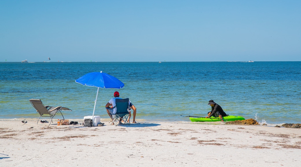 Bunche Beach featuring a beach and general coastal views