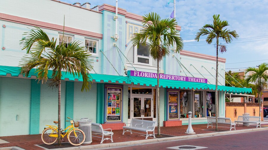 Florida Repertory Theater showing signage