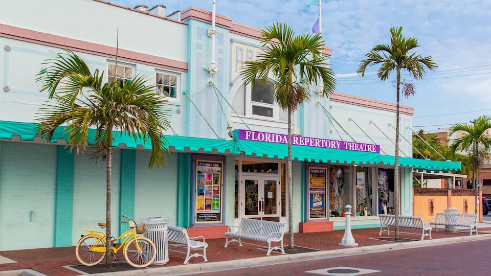 Florida Repertory Theater showing signage