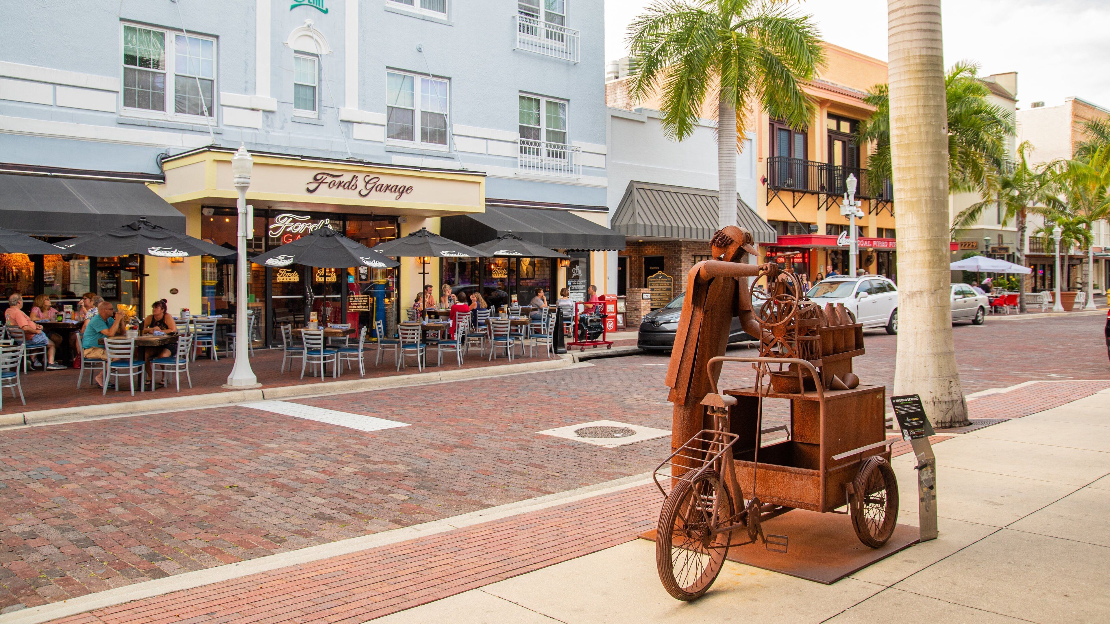 Fort Myers River District which includes outdoor art