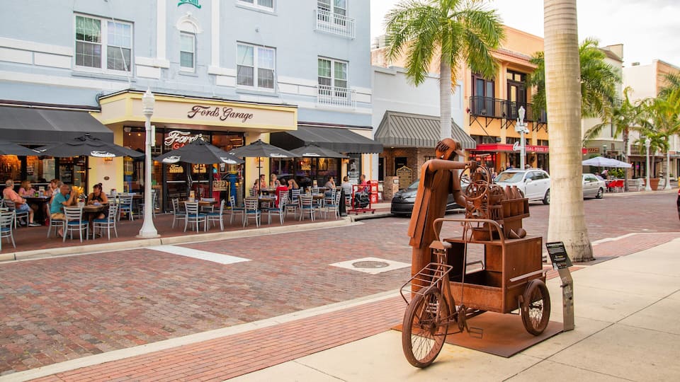 Fort Myers River District which includes outdoor art