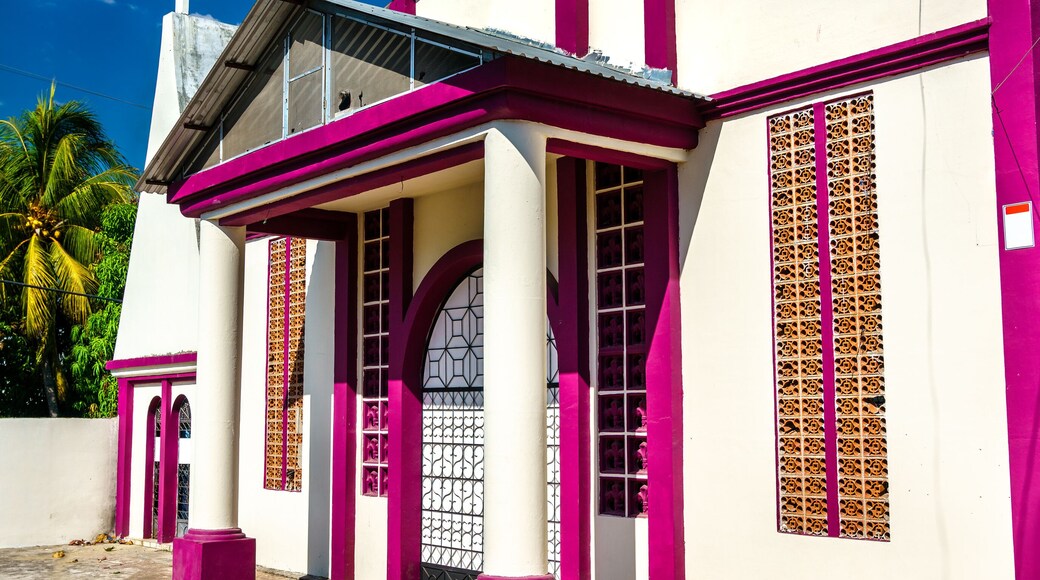 San Luis Rey de Francia Church in San Luis Talpa, El Salvador