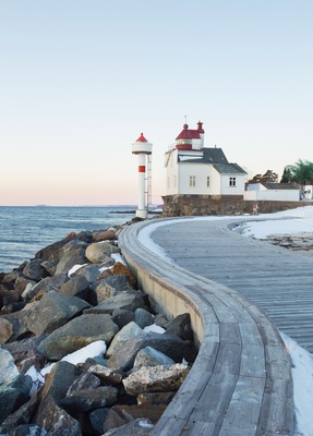 Beautiful lighthouse in Hurum. Just a 45min drive from Oslo.