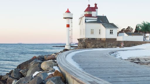 Beautiful lighthouse in Hurum. Just a 45min drive from Oslo.