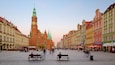 Wroclaw Town Hall featuring heritage architecture and a square or plaza