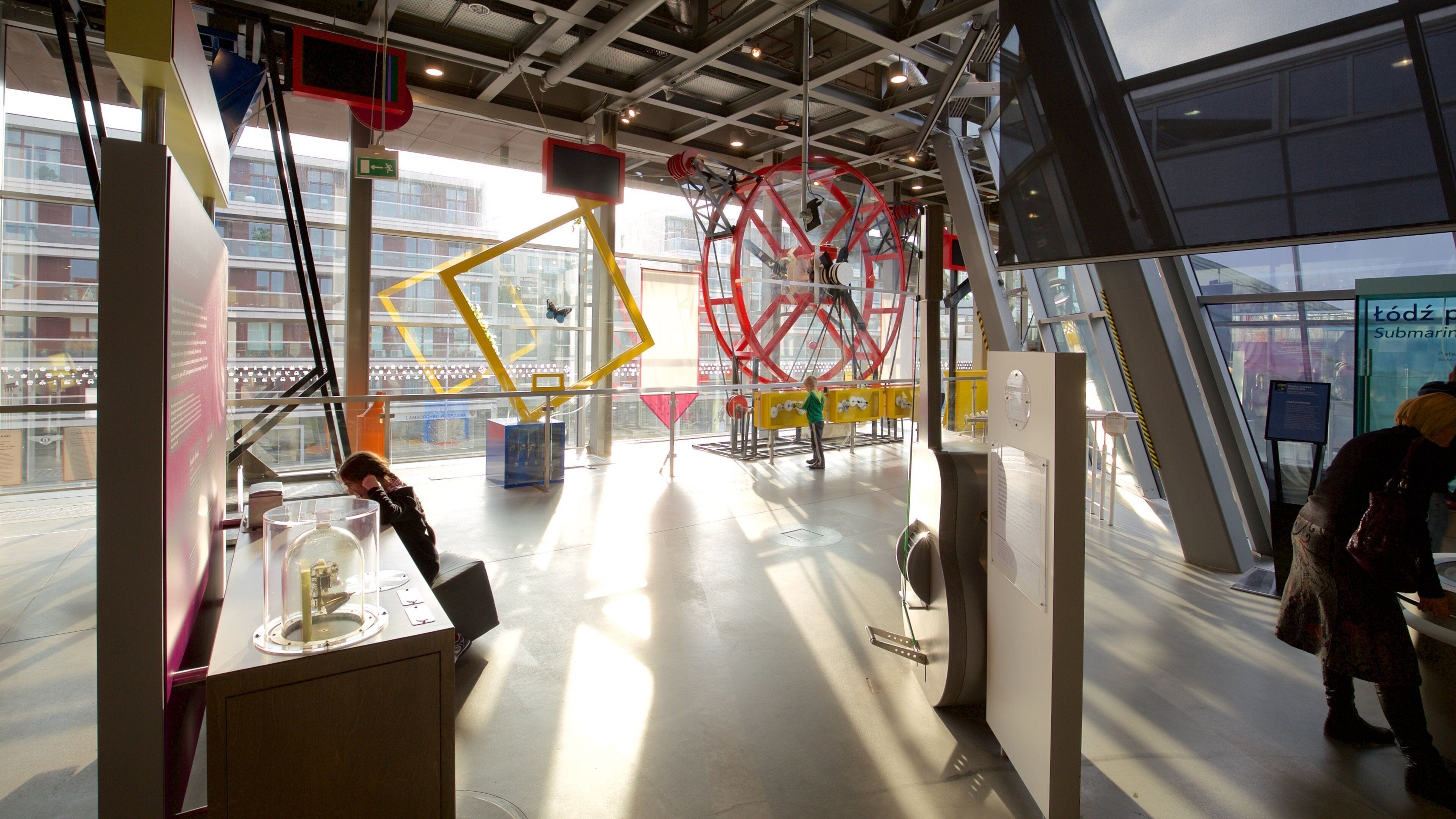 Copernicus Videnskabscenter som omfatter interiør