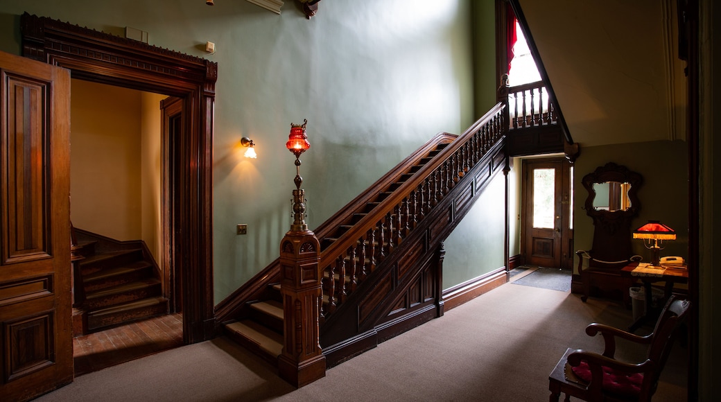 Flavel House Museum which includes interior views, a house and heritage elements