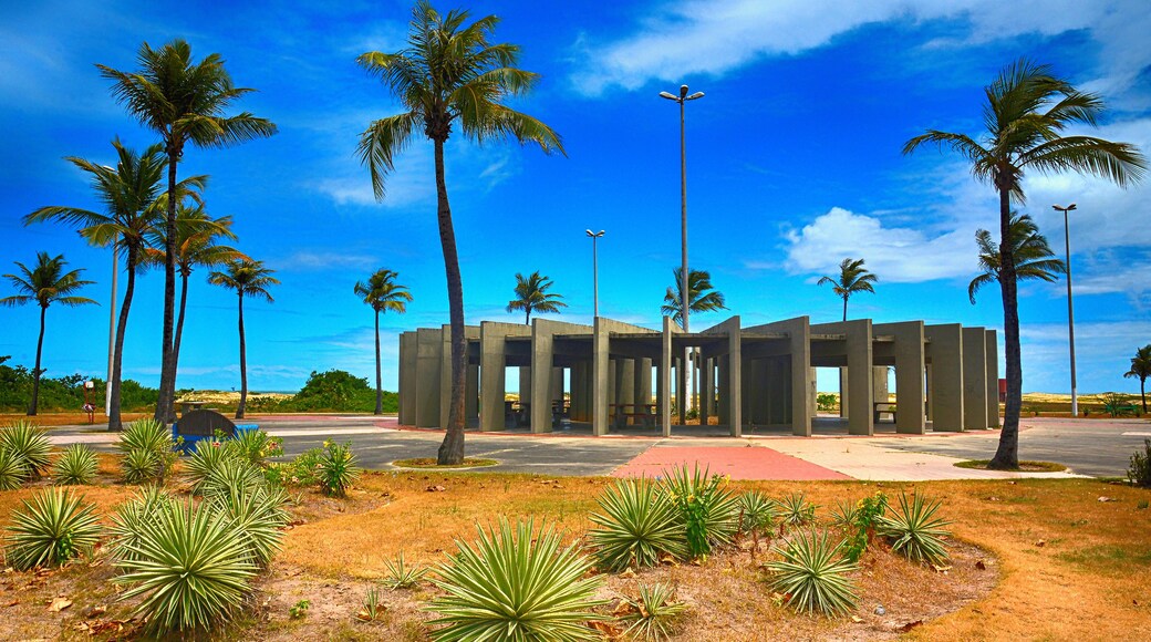 the brazilian beach Orla de Atalaia in the capital, Aracaju, Sergipe , Brazil