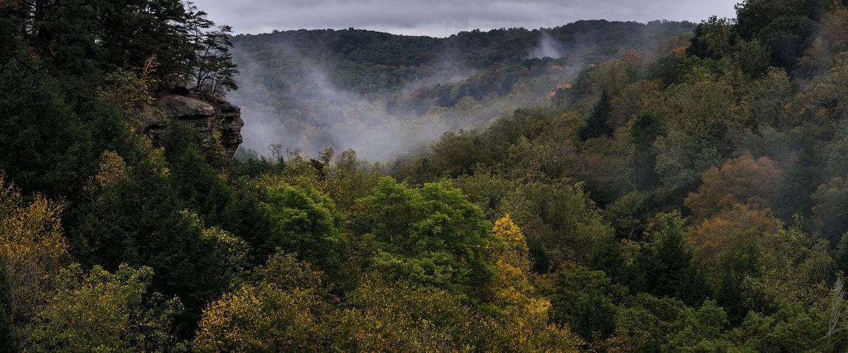 Upper rim trail.....with color!