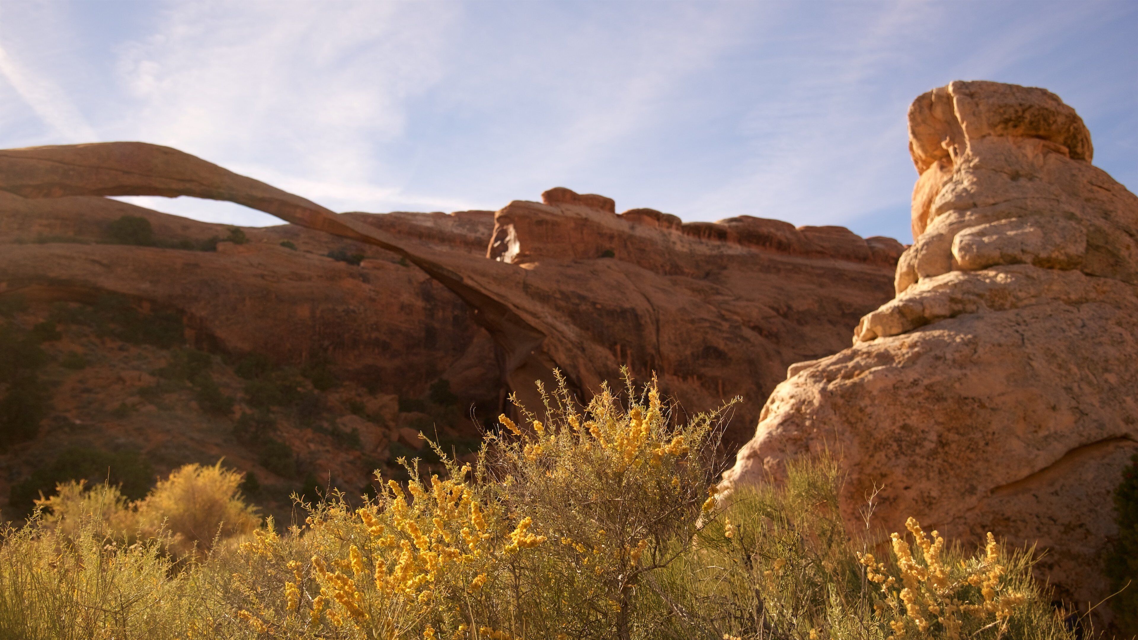 Landscape Arch showing tranquil scenes