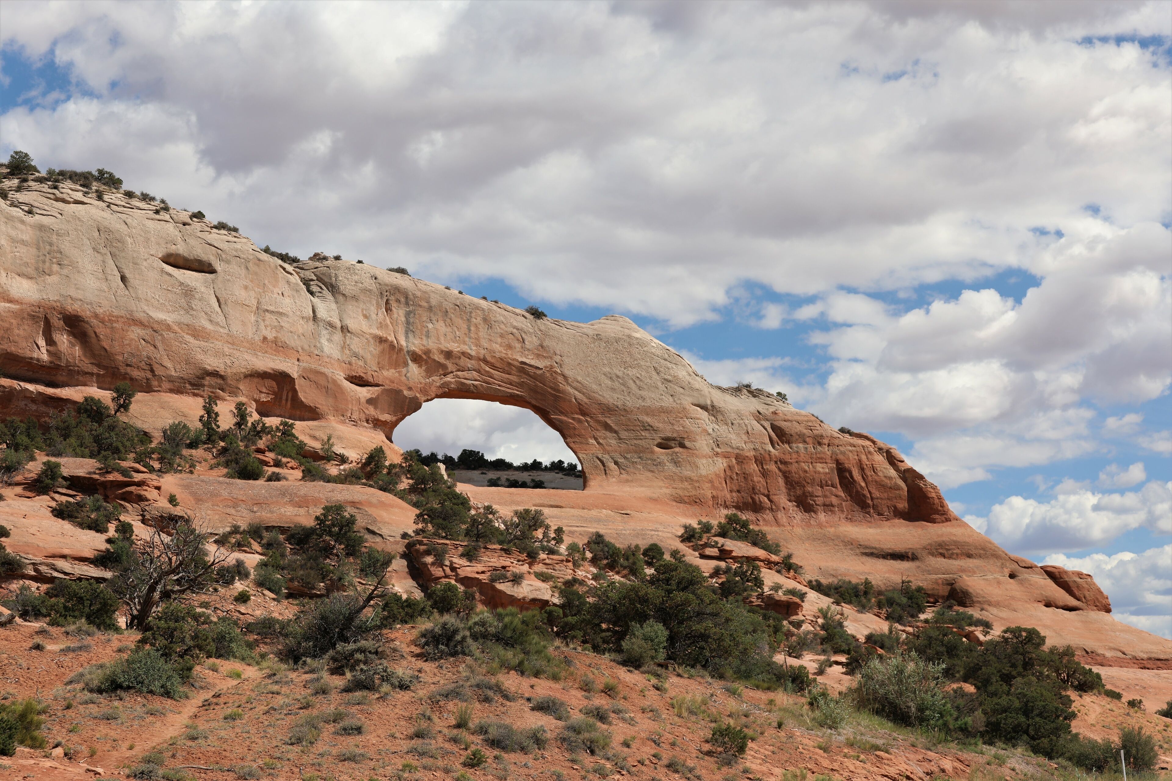 Wilson Arch Located Between Moab and Monticello, Utah