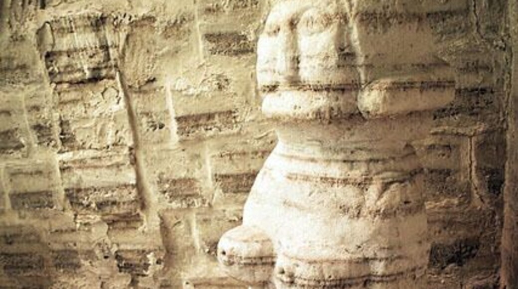 Playa Blanca is a "hotel" inside of Salar de Uyuni that is made completely of salt. It's generally used as a stop-over for tours to have lunch and take a bunch of photos.
Inside the salt hotel there are a bunch of sculptures made completely out of salt such as this one.