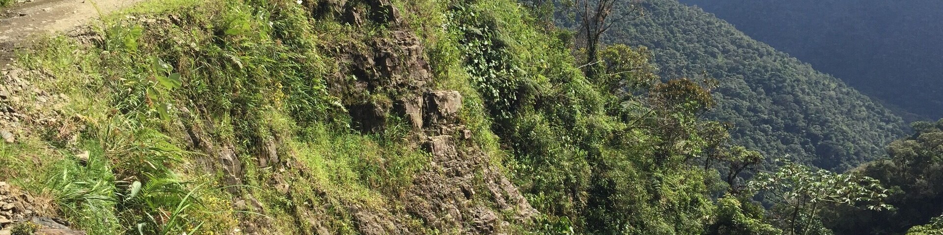 Driving the death road in bolivia