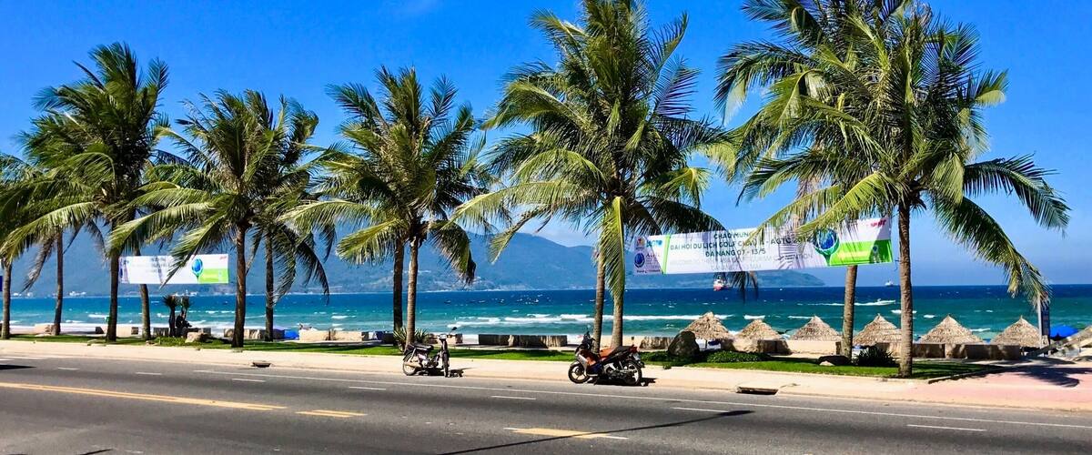 Windy Da Nang beach