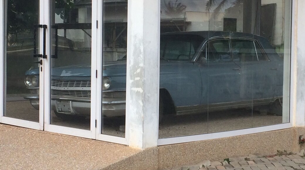 This was the vehicle used by the First president of Ghana-also found in the museum
