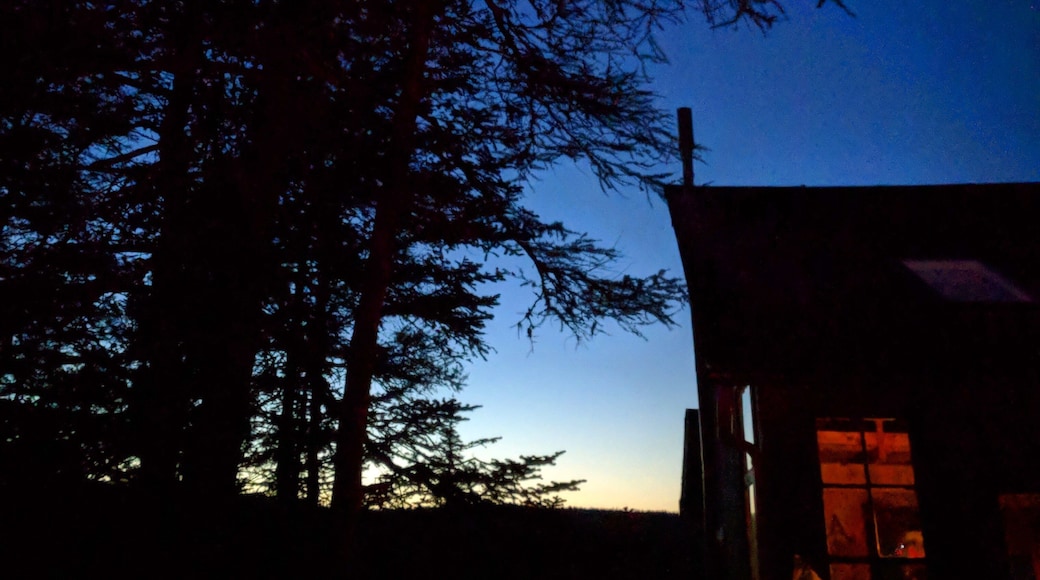 Sunset cabin views in Tors Cove. #staycation #baycation