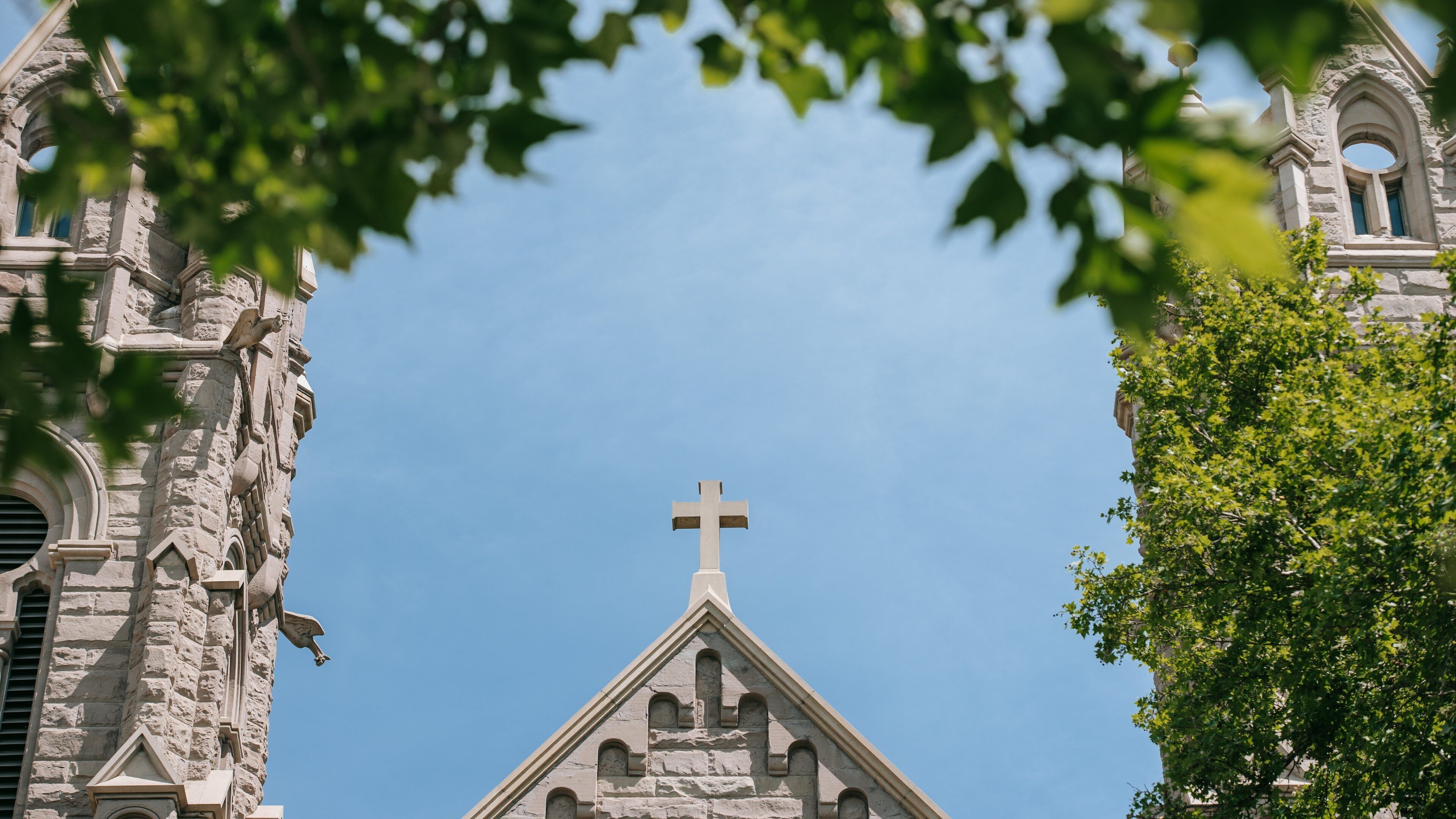 Cathedral of the Madeleine showing a church or cathedral