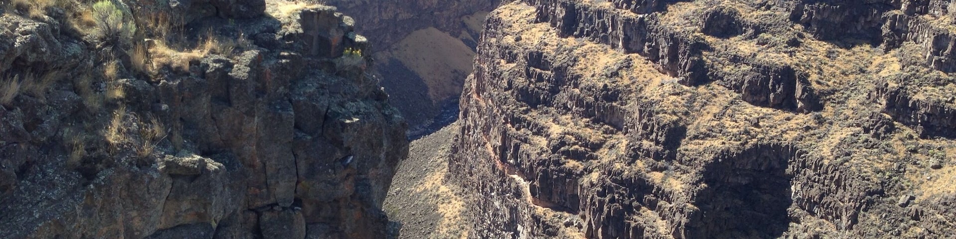 Exploring Bruneau Canyon Overlook in Idaho.