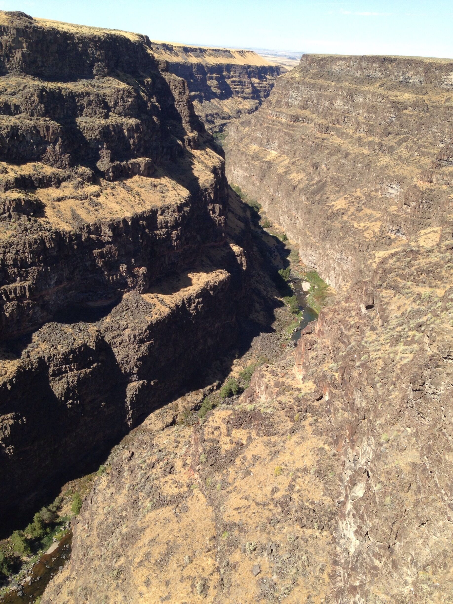 Exploring Bruneau Canyon Overlook in Idaho.