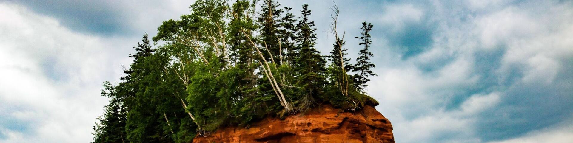 Burntcoat Head Park has the highest tides in the world. Really nice place.