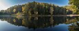 Pano facing the south side of the lake at tar hollow s.p. shot at sunrise