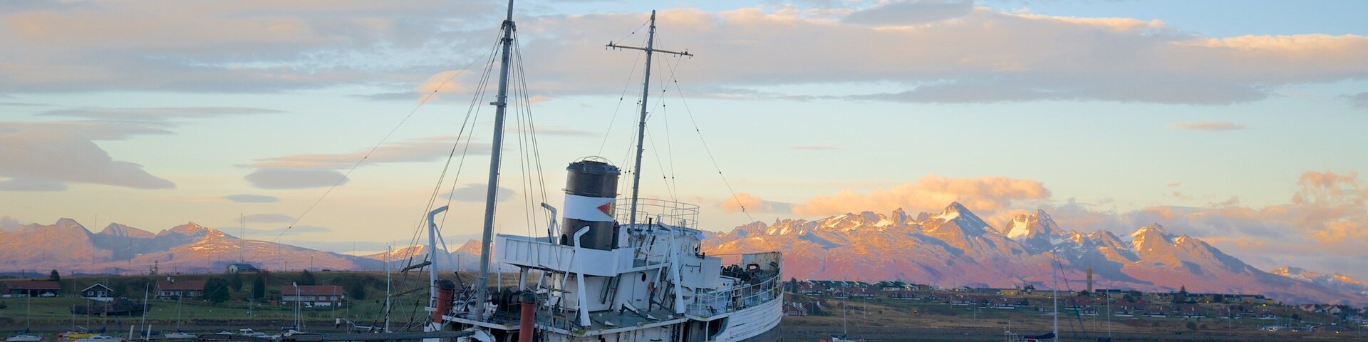 St. Christopher Shipwreck featuring a bay or harbor and a sunset