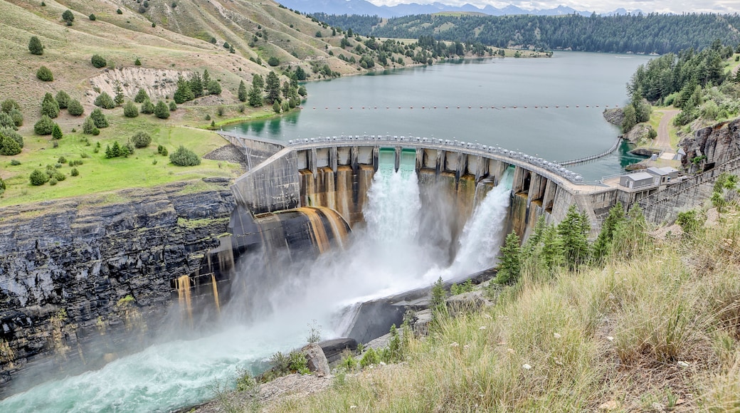 Viewpoint at Kerr Dam in Montana.