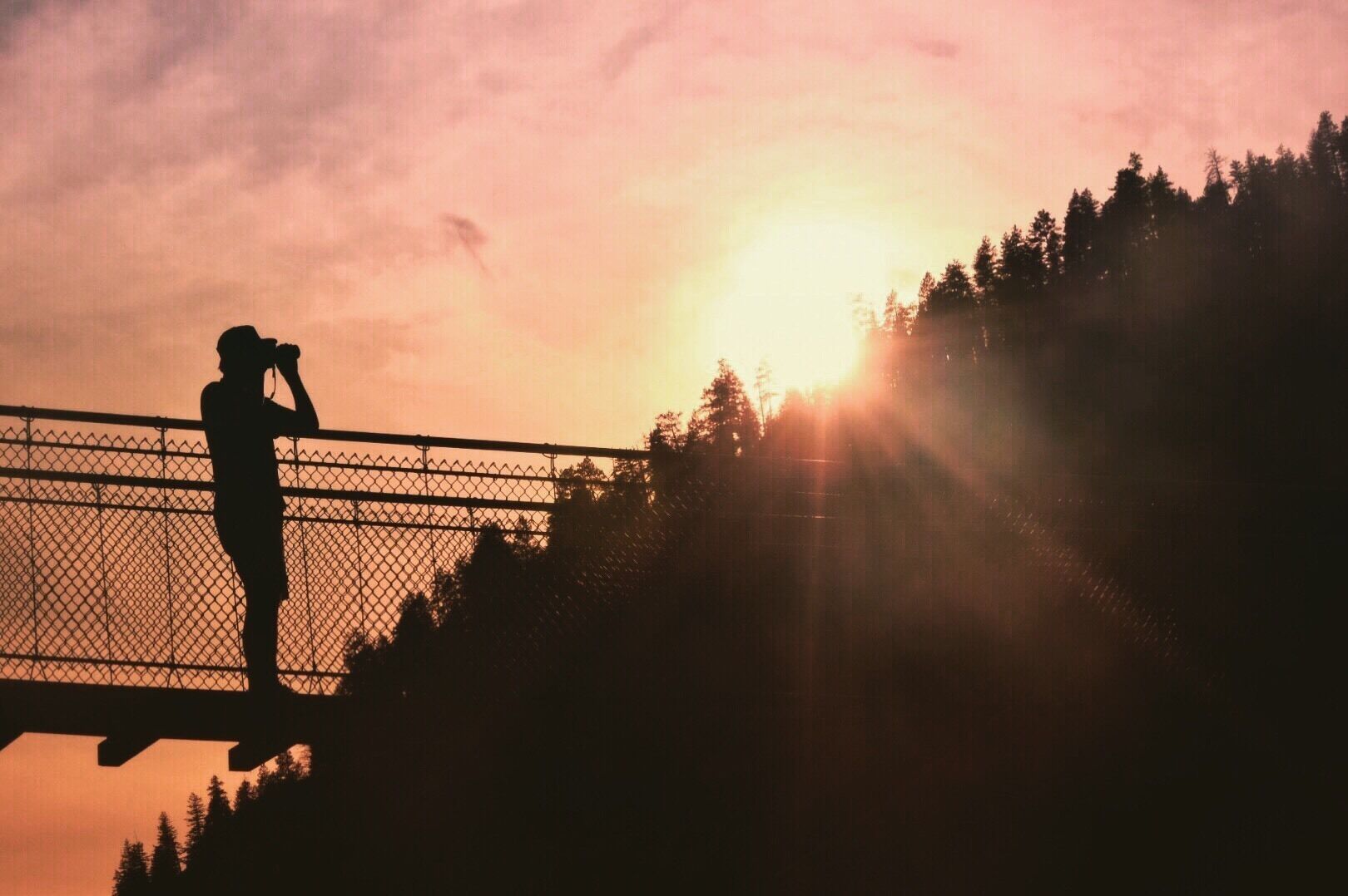 Suspension bridge overlooking Kootenai falls.
#adventure