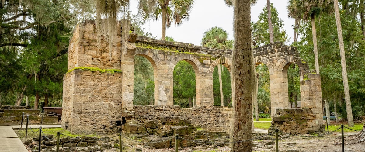 Sugar Mill Ruins which includes heritage elements and a ruin