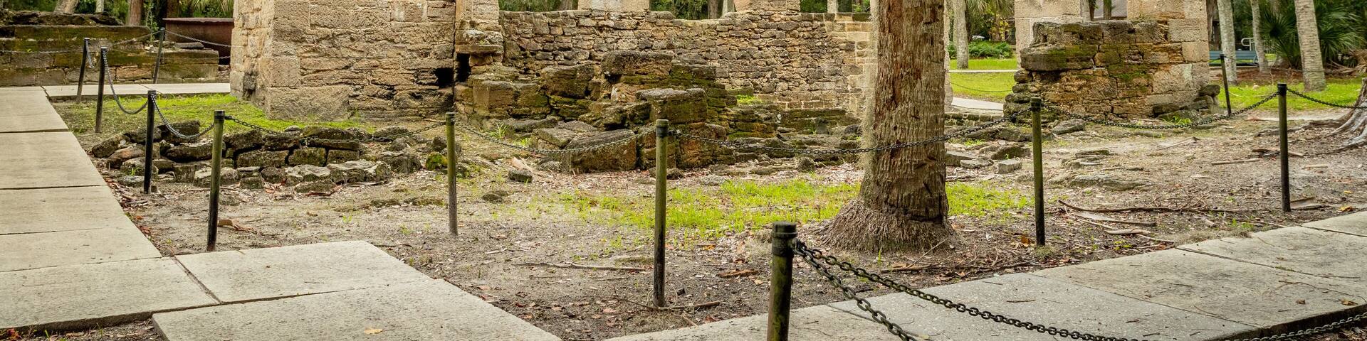Sugar Mill Ruins which includes heritage elements and a ruin