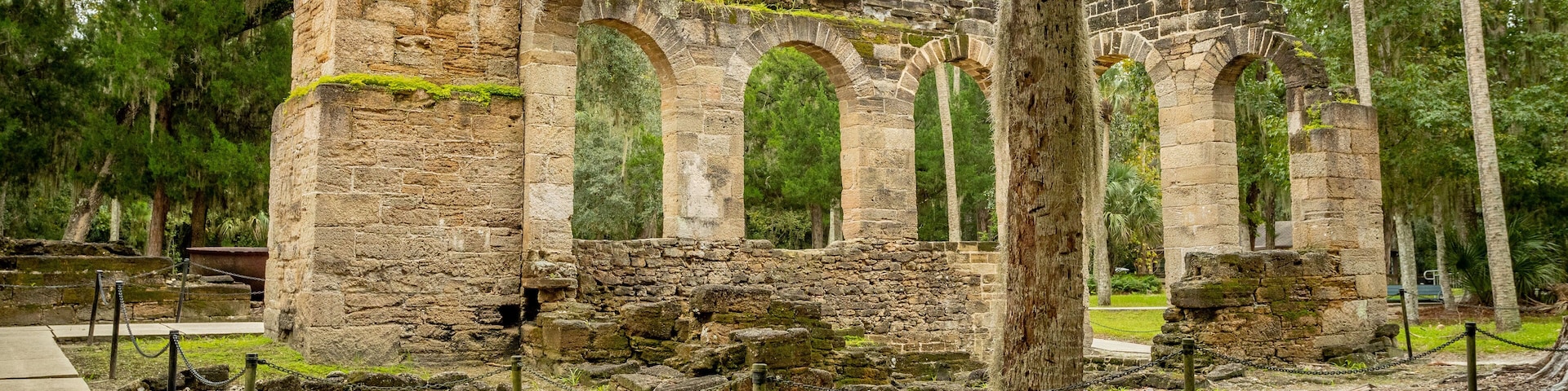 Sugar Mill Ruins which includes heritage elements and a ruin